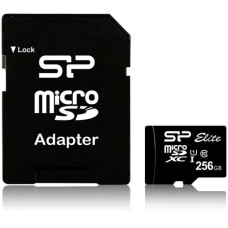 Карта памяти Silicon-Power microSDXC SP256GBSTXBU1V10SP 256GB (с адаптером)