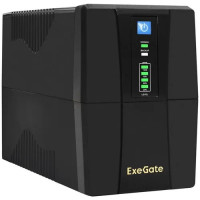 Источник бесперебойного питания ExeGate Power Back BNB-650.LED.AVR.C13.RJ.USB