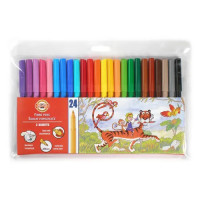 Фломастеры Koh-i-Noor Звери 771002BD04TERU (24 шт)