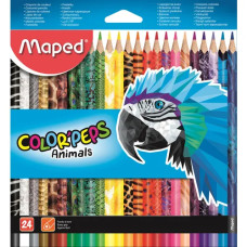 Набор цветных карандашей Maped Color Peps Animal 832224 (24 шт)