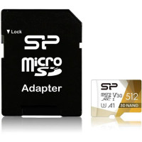 Карта памяти Silicon-Power Superior Pro microSDXC SP512GBSTXDU3V20AB 512GB (с адаптером)