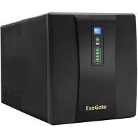 Источник бесперебойного питания ExeGate UNB-1500.LED.AVR.EURO.RJ.USB EP212521RUS