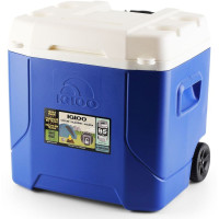 Термобокс Igloo Profile 54 Roller blue 00034476 51л (синий/белый)