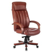Кресло Бюрократ T-9922WALNUT/CHOK (светло-коричневый)