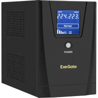 Источник бесперебойного питания ExeGate SpecialPro Smart LLB-3000.LCD.AVR.C13.RJ.USB