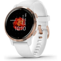 Умные часы Garmin Venu 2S (розовое золото/белый)