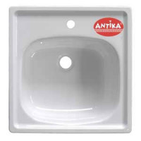 Кухонная мойка Antika Antika 50x50 (белая орхидея)