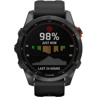 Умные часы Garmin Fenix 7S Solar 42 мм (сланцево-серый/черный)
