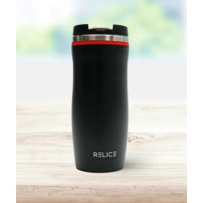 Термокружка Relice RL-8403 400мл (черный/красный)