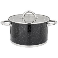 Кастрюля Agness Black Marble 937-309