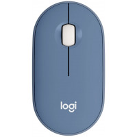 Мышь Logitech M350 Pebble (темно-синий)