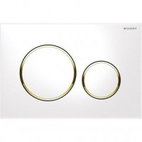 Geberit Sigma 20 115.882.KK.1 (белый/позолота)
