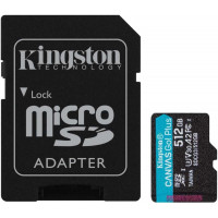Карта памяти Kingston Canvas Go! Plus microSDXC 512GB (с адаптером)