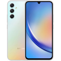 Смартфон Samsung Galaxy A34 5G SM-A346E/DSN 6GB/128GB (серебристый)
