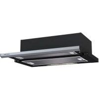 Кухонная вытяжка Krona Kamilla Slim 600 Black/inox (1 мотор) [00021300]